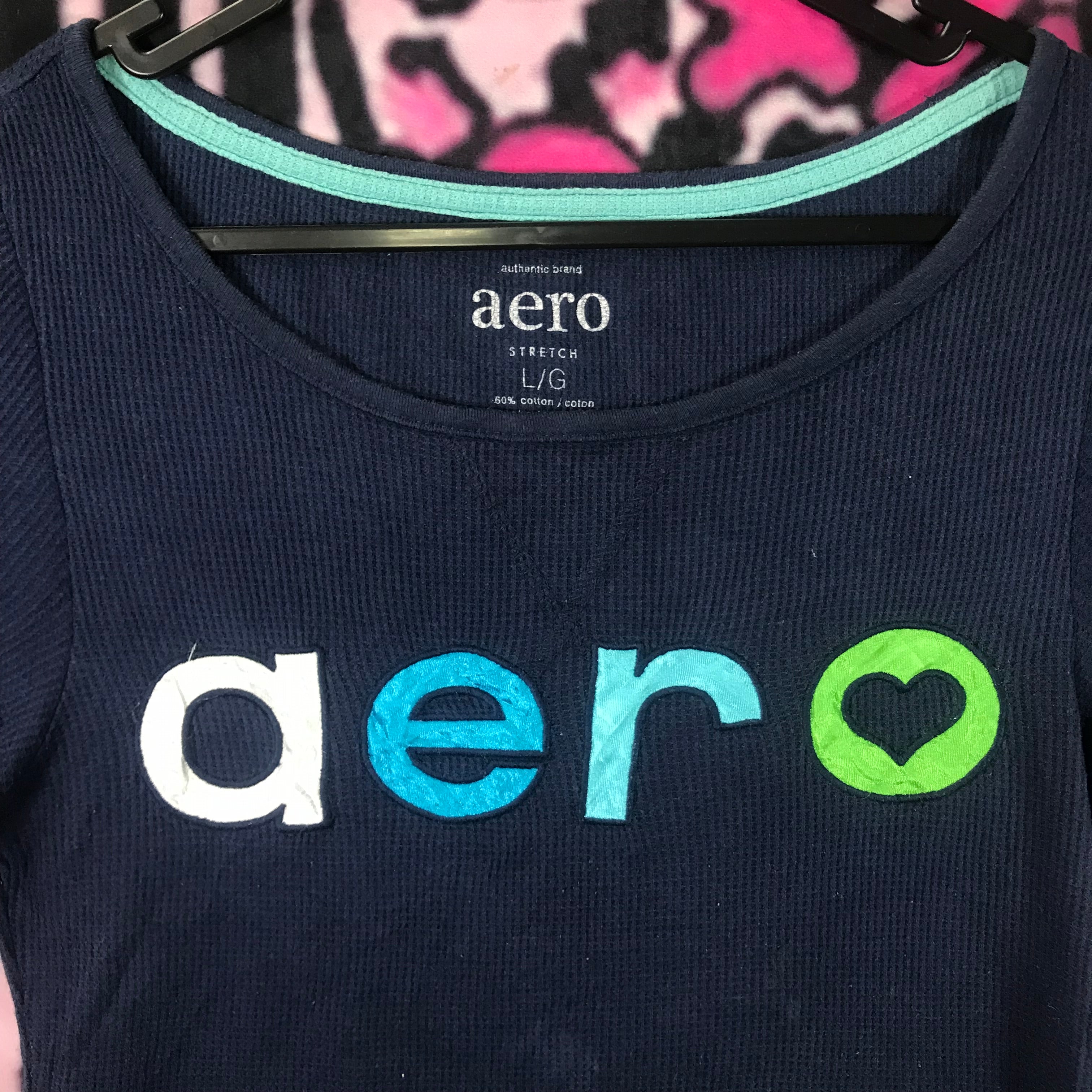 Aeropostale Waffle Knit baby tee