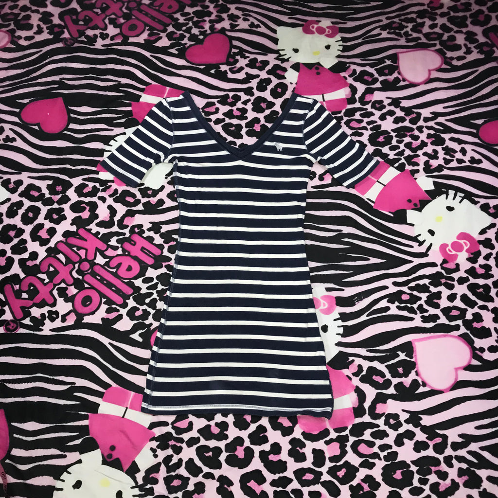 Abercrombie & Fitch LongLine Stripe Top