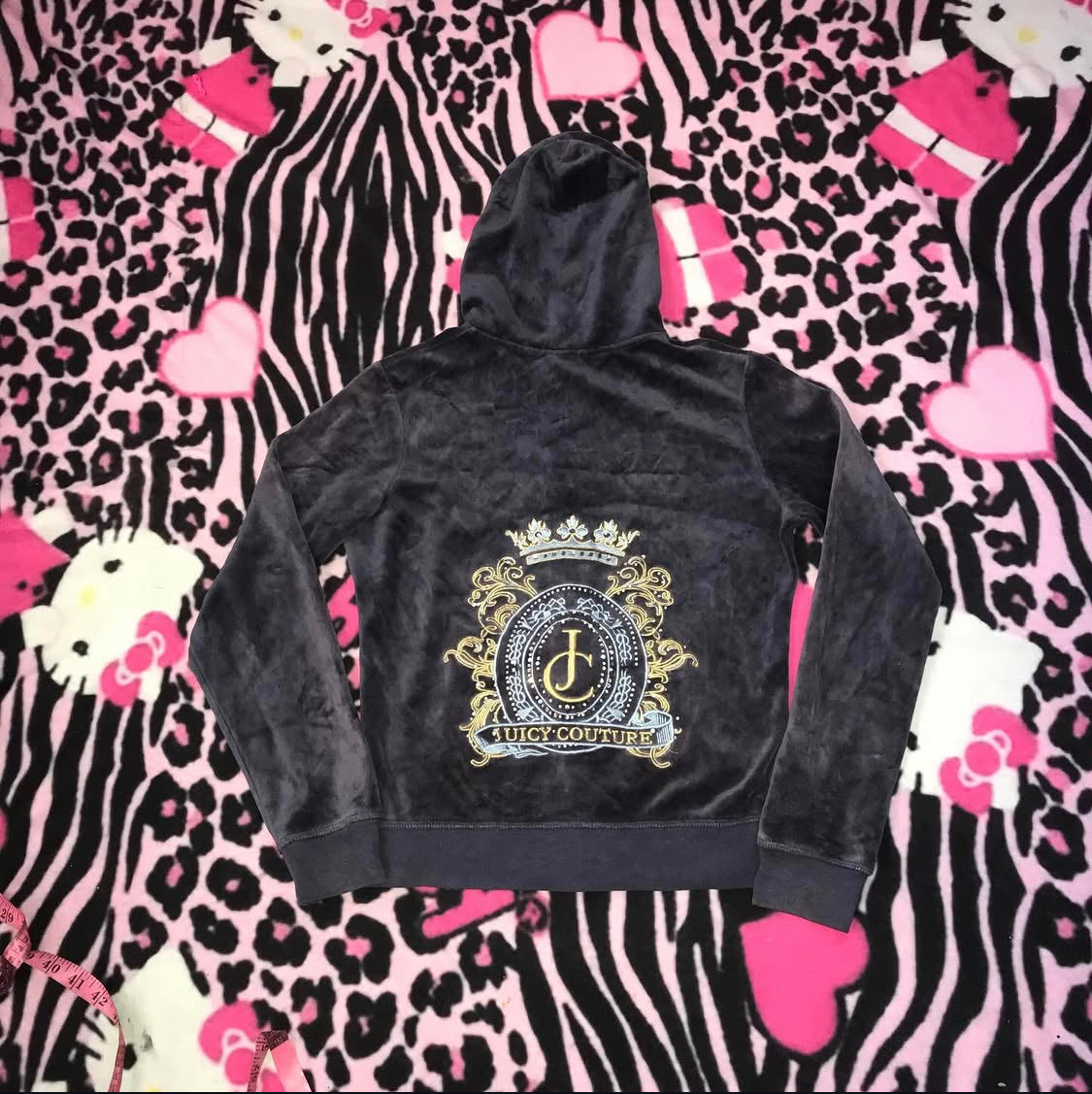 Juicy Couture Velour Zip Up Jacket