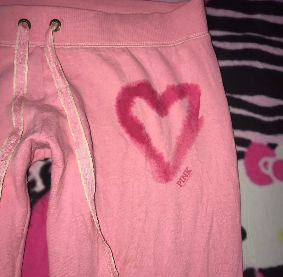 Vs Pink Lowrise Joggers