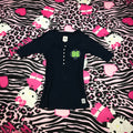 Vs Pink Henley Style 2000s Top