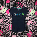 Aeropostale Waffle Knit baby tee