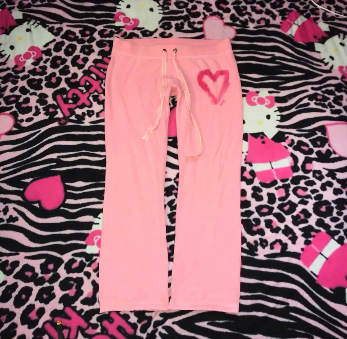 Vs Pink Lowrise Joggers