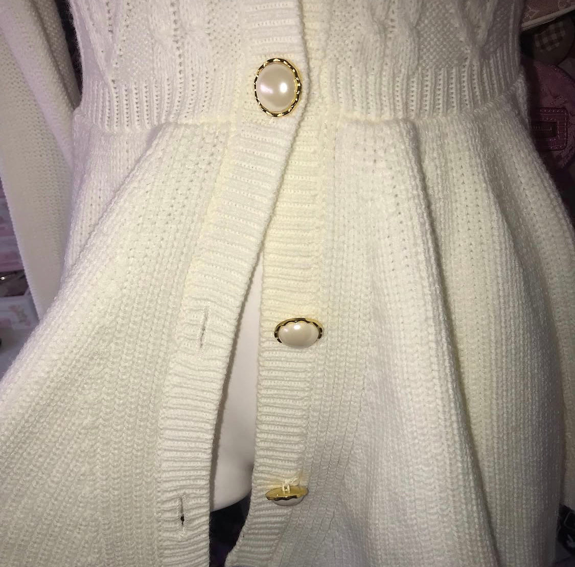 LizLisa Vintage Fur Cardigan