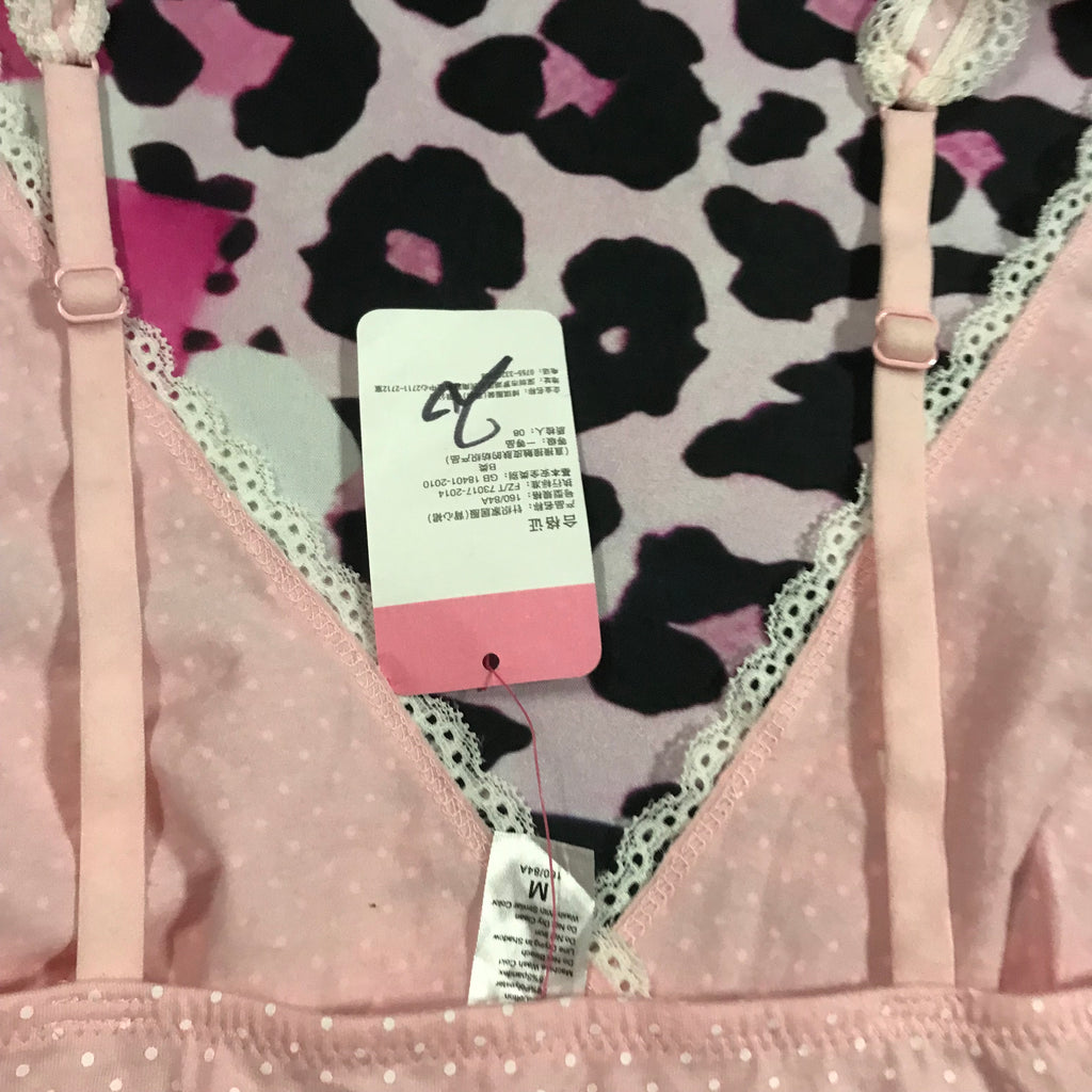 Deadstock Polkadot Babydoll Slip Dress