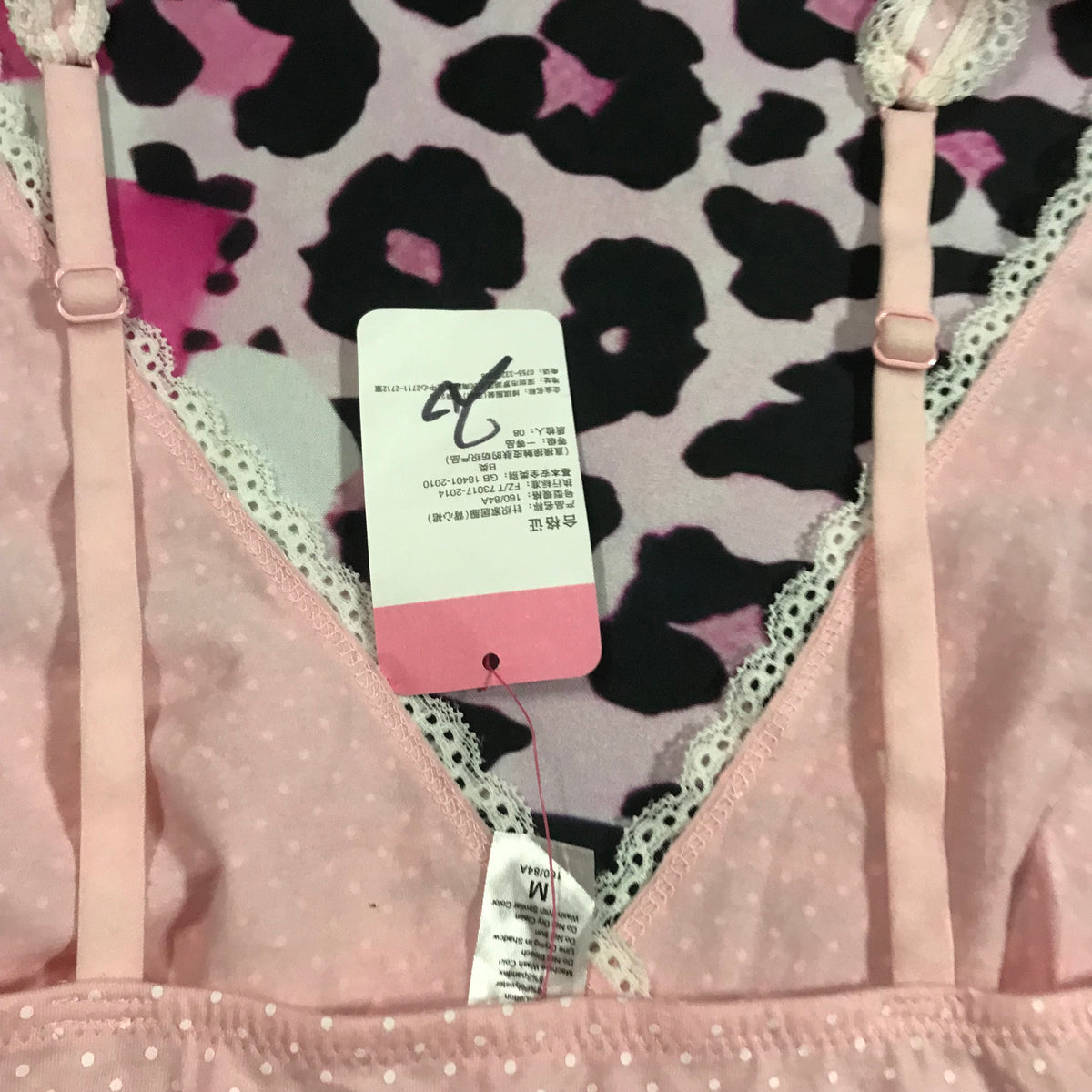 Deadstock Polkadot Babydoll Slip Dress