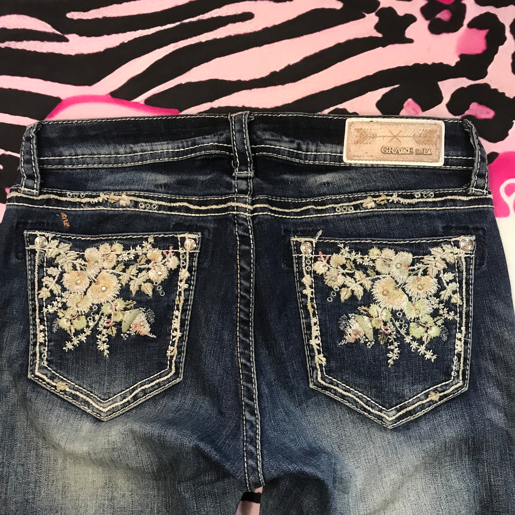 Grace LA lowrise flared jeans