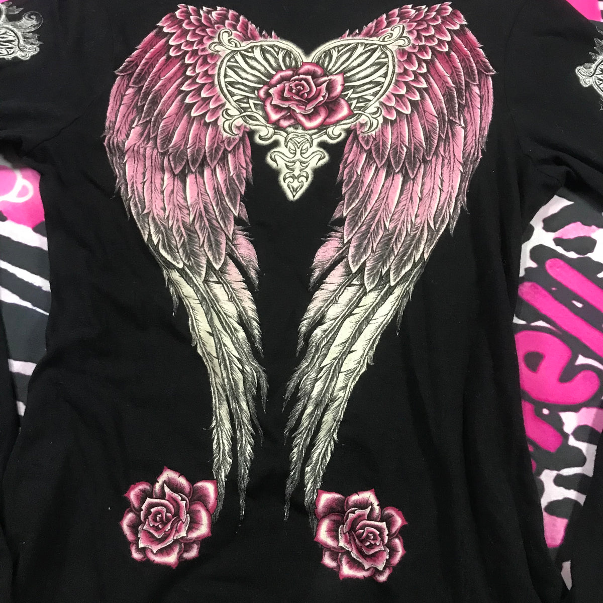 Grunge Angel wing long sleeve