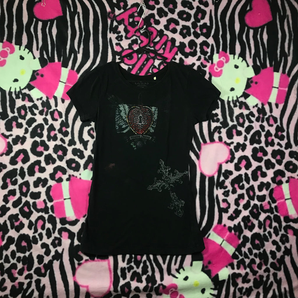 Guess grunge baby tee
