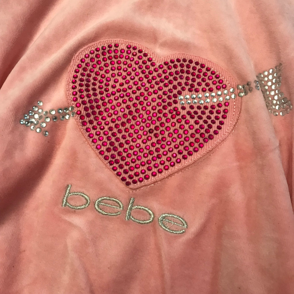 Deadstock Bebe Velour Baby Pink Set