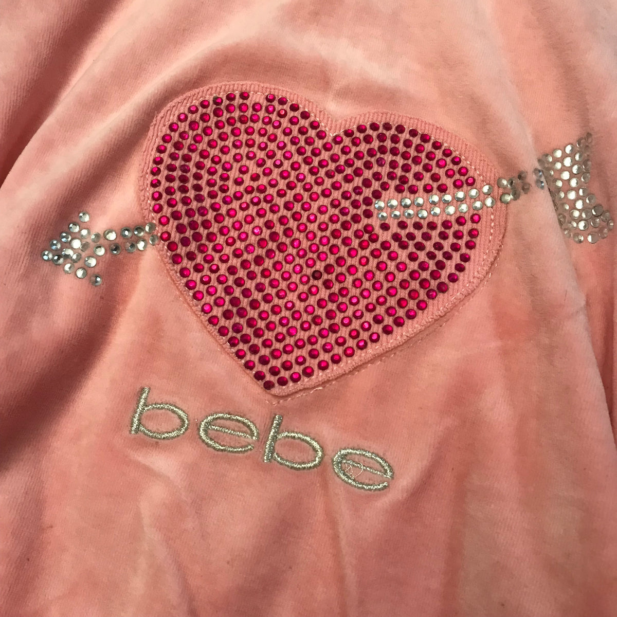 Deadstock Bebe Velour Baby Pink Set