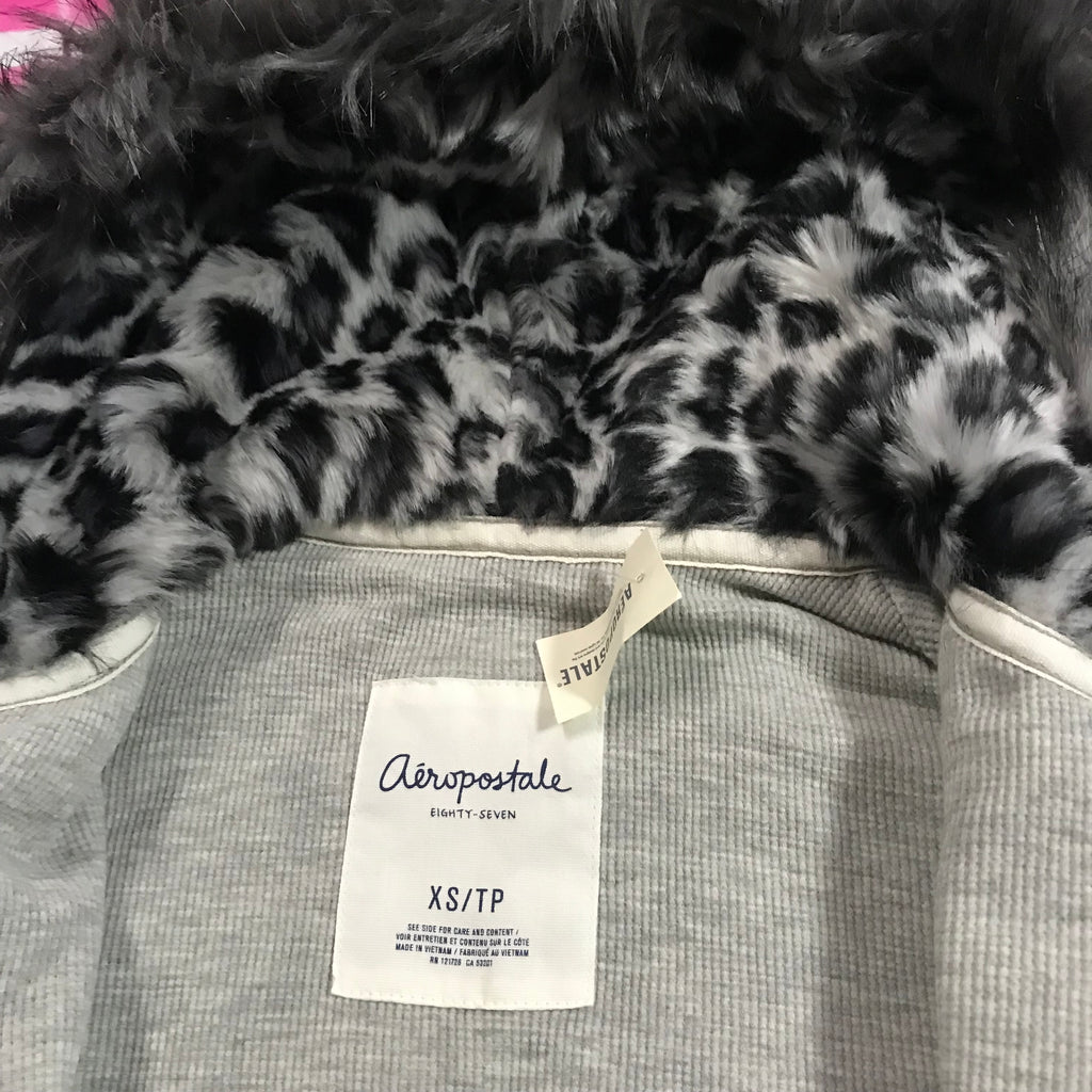 Aeropostale Fur Leopard Jacket