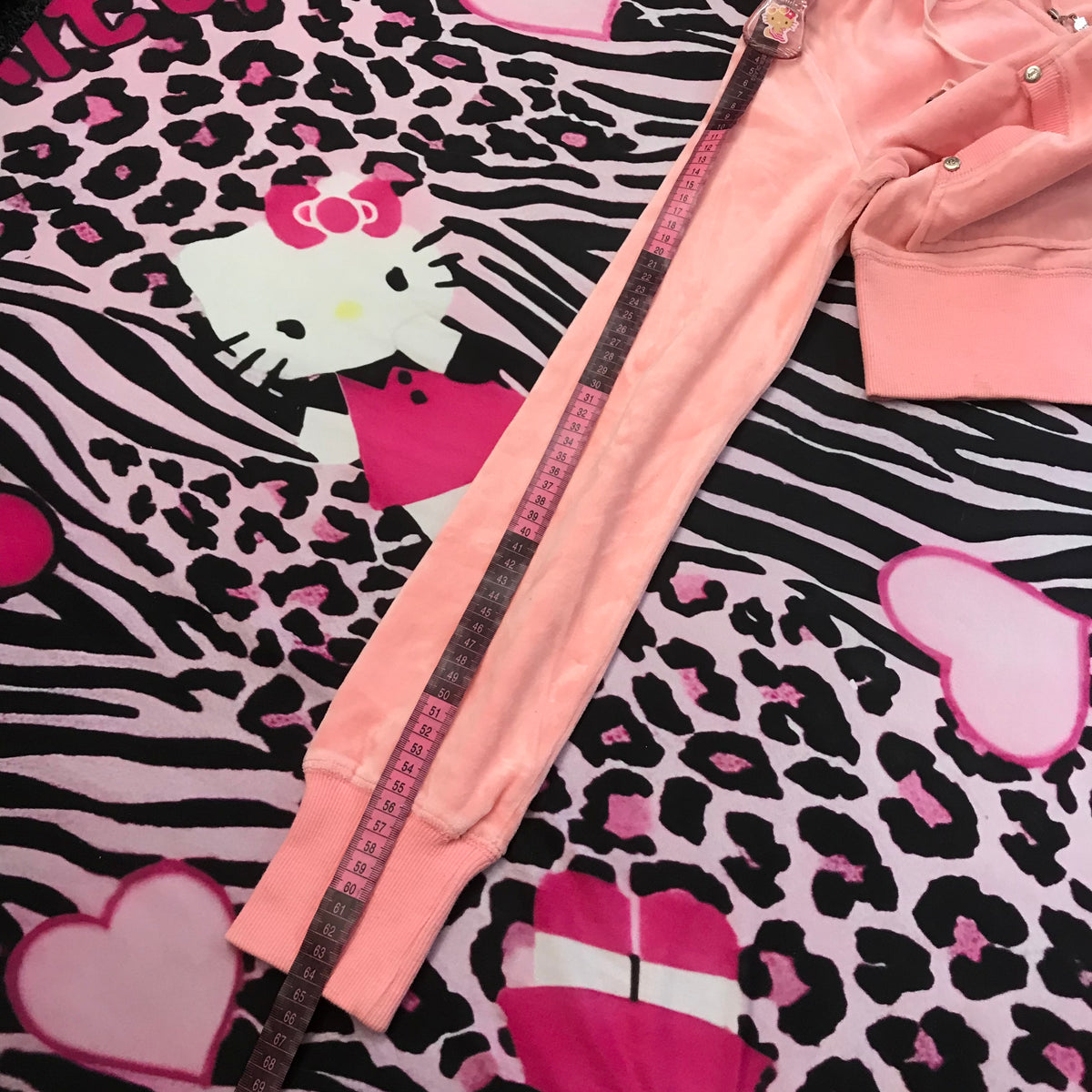 Deadstock Bebe Velour Baby Pink Set