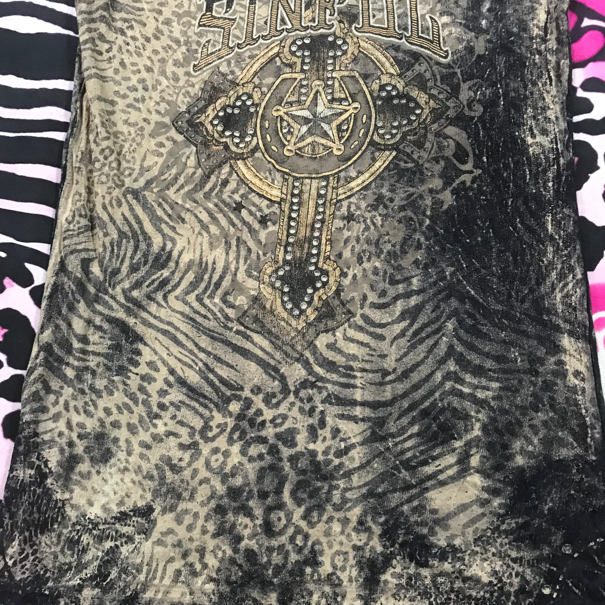 Affliction Reversible 2 sided Top