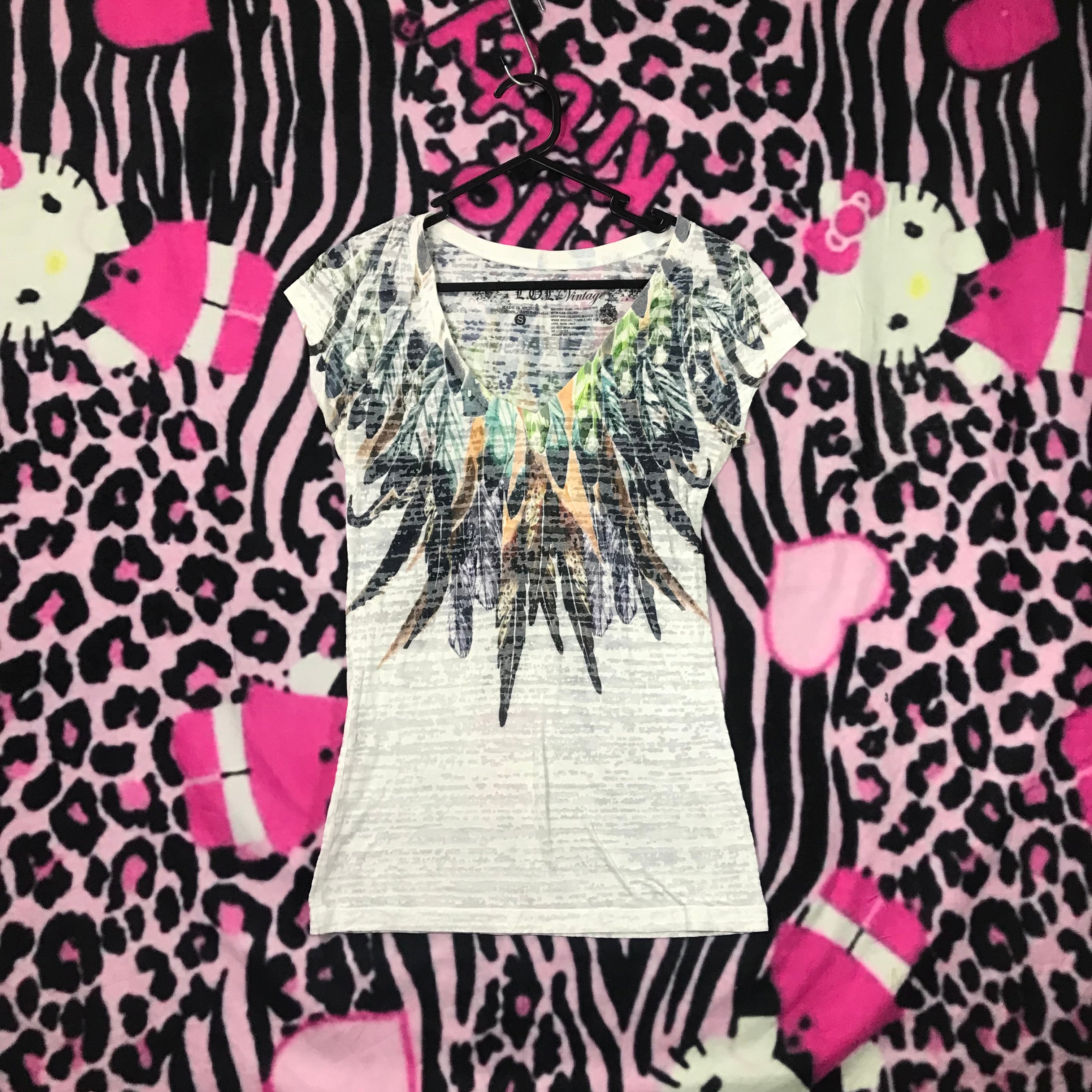 Grunge Sheer baby tee