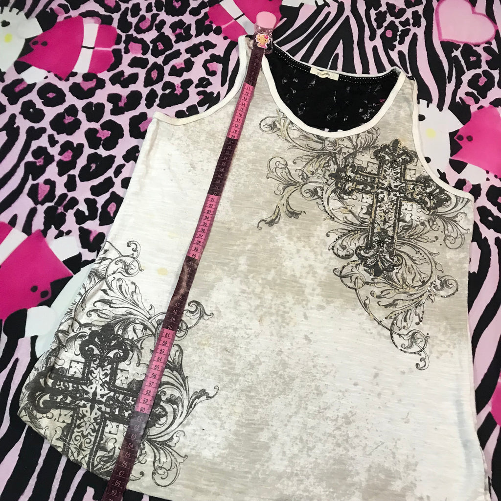 Grunge 2000s tank top