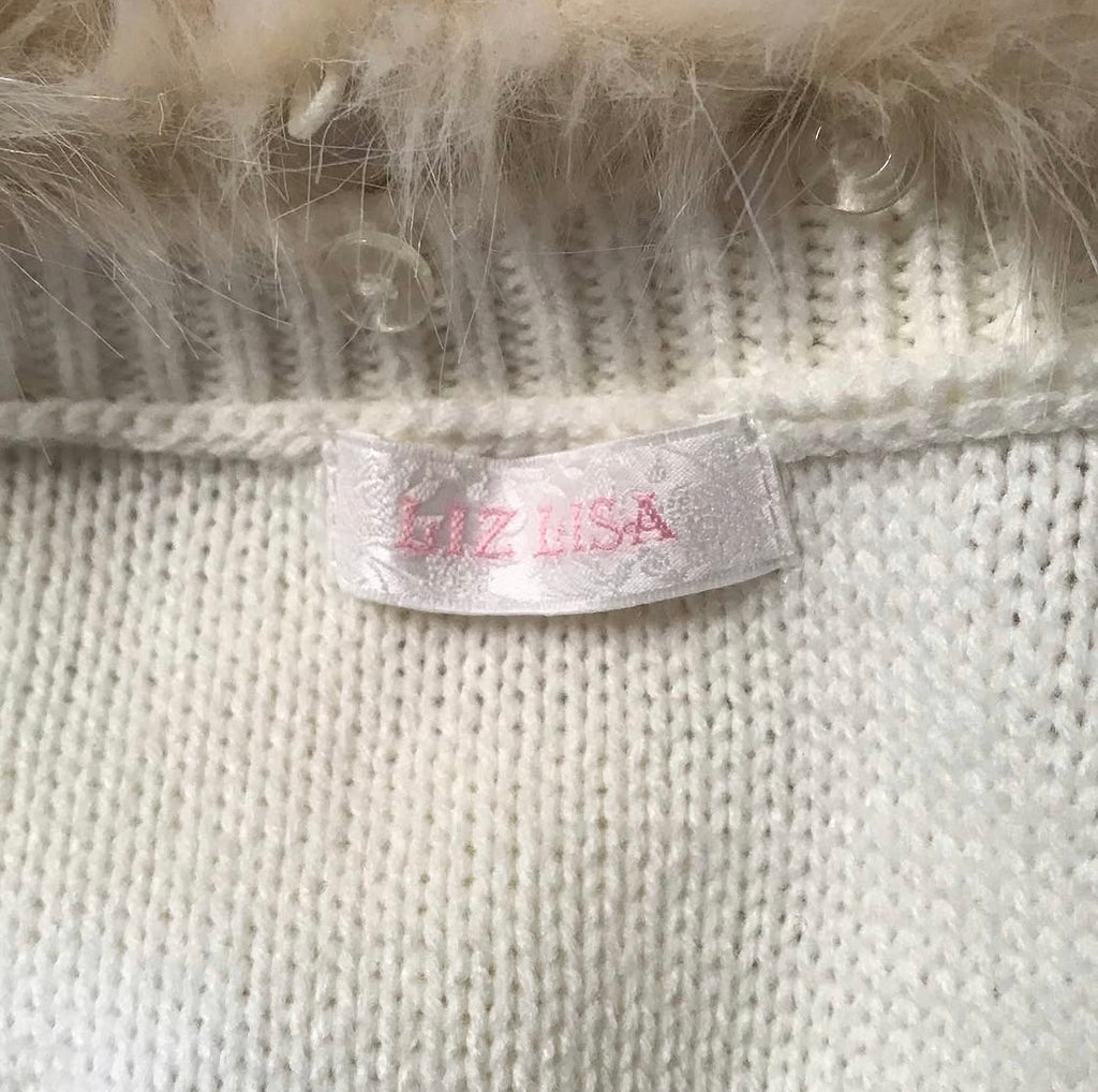 LizLisa Vintage Fur Cardigan
