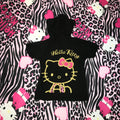 Hello Kitty Leopard Print ZipUp Hoodie Jacket