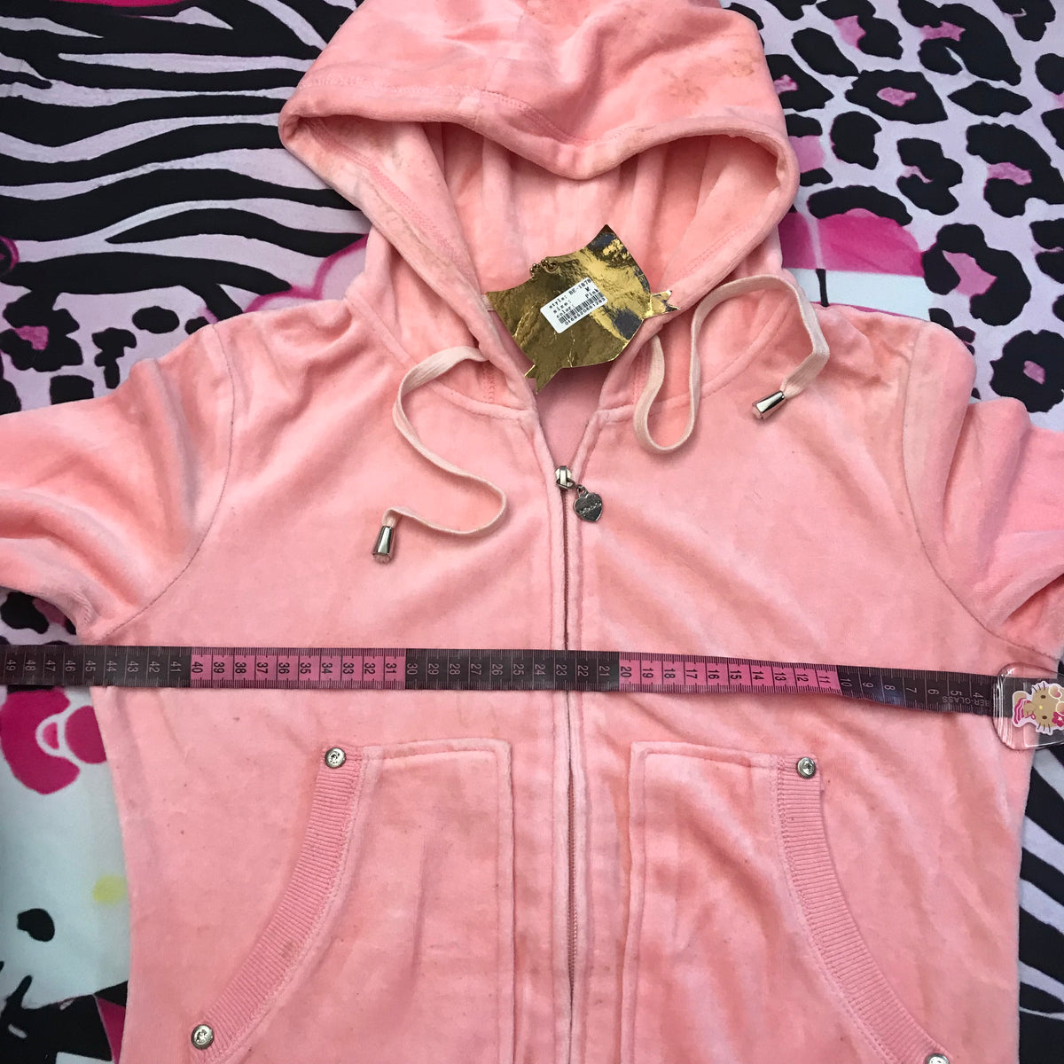 Deadstock Bebe Velour Baby Pink Set