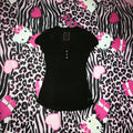 Guess Babydoll Henley Top