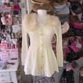 LizLisa Vintage Fur Cardigan