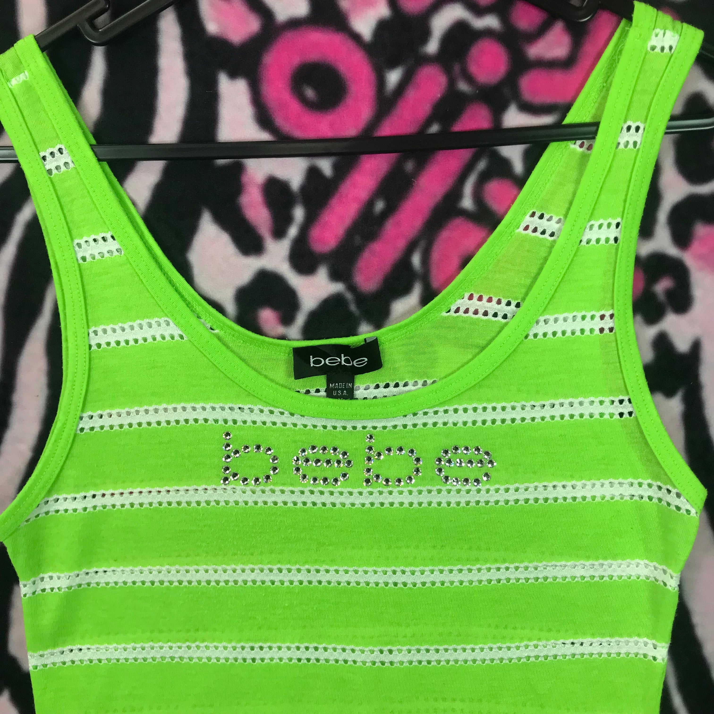 Bebe Stripe Tank