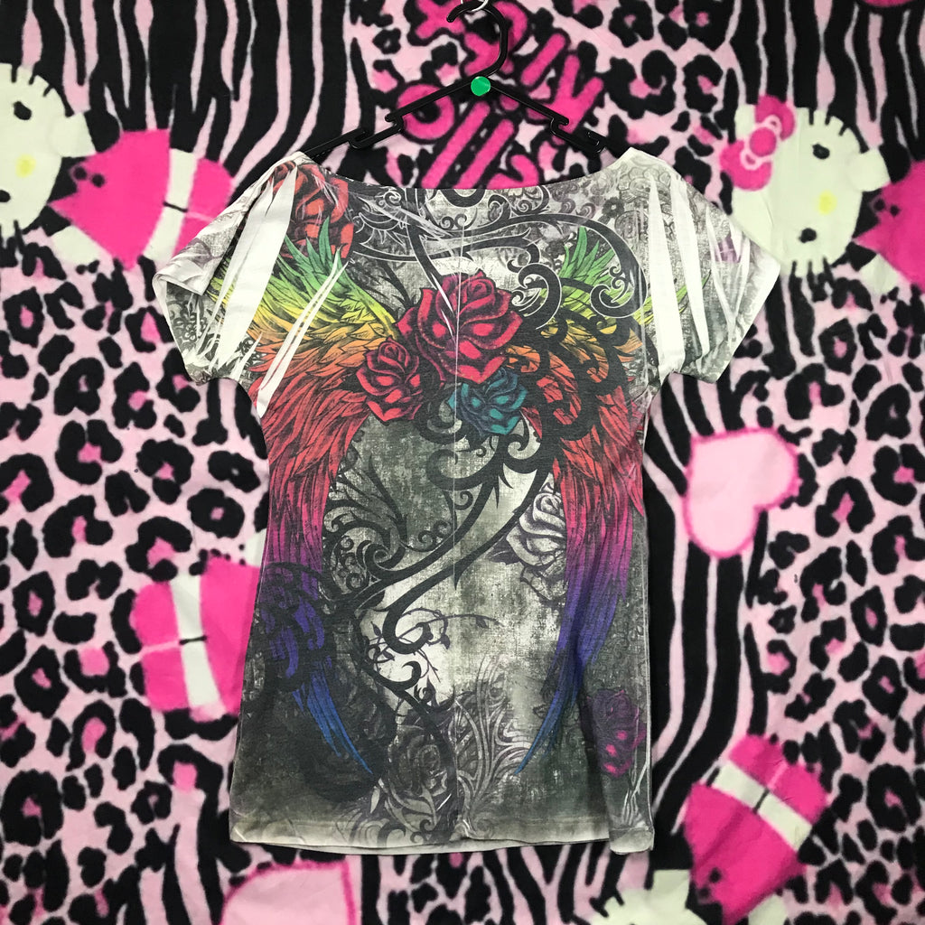 Grunge Rainbow tee