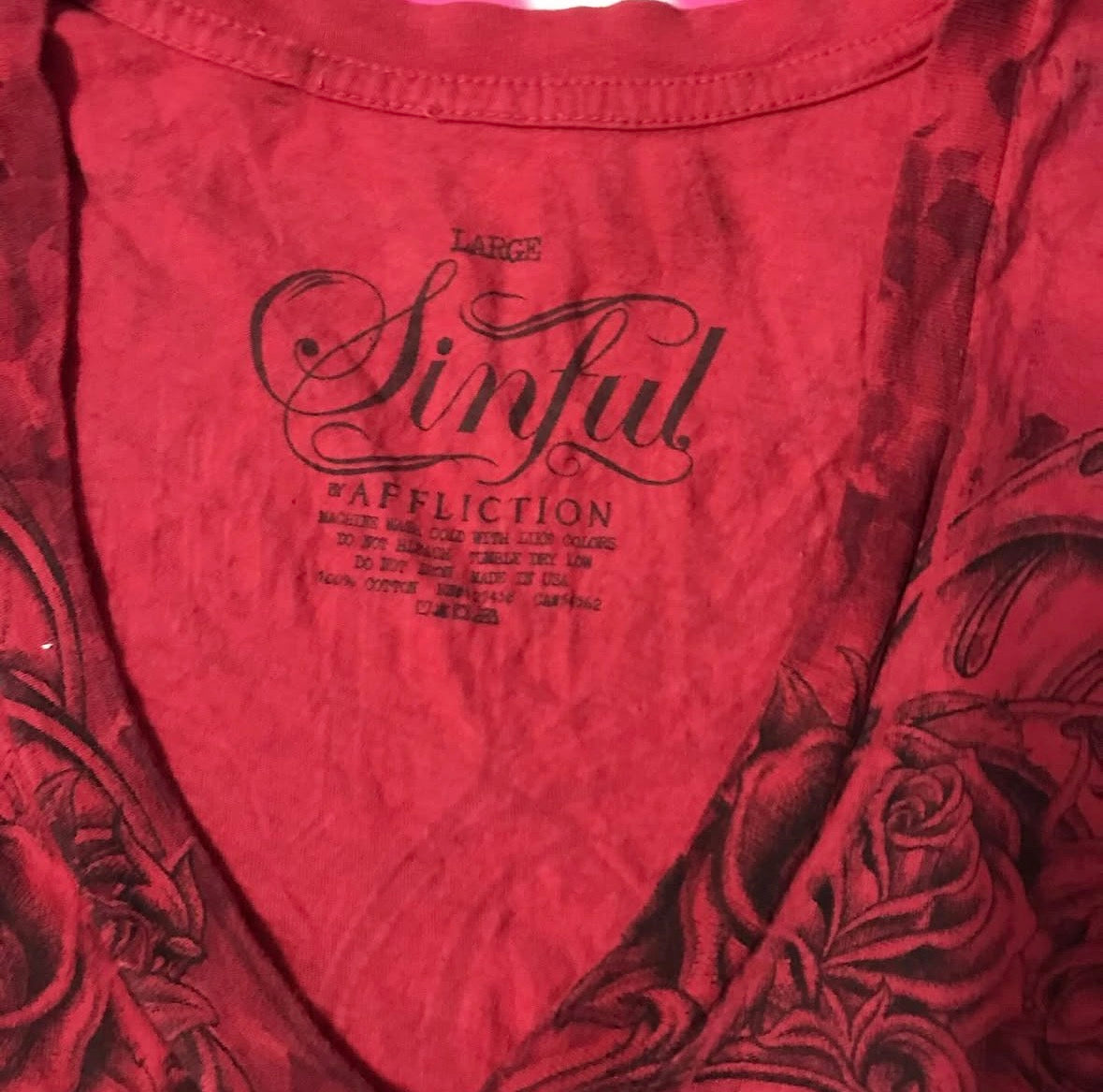 Sinful Affliction Tee