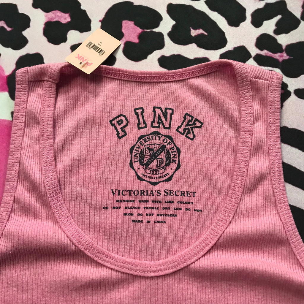 Vs Pink Tank Top Deadstock