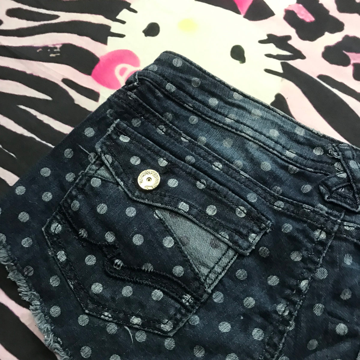 Almost Famous Lowrise Polkadot Shorts