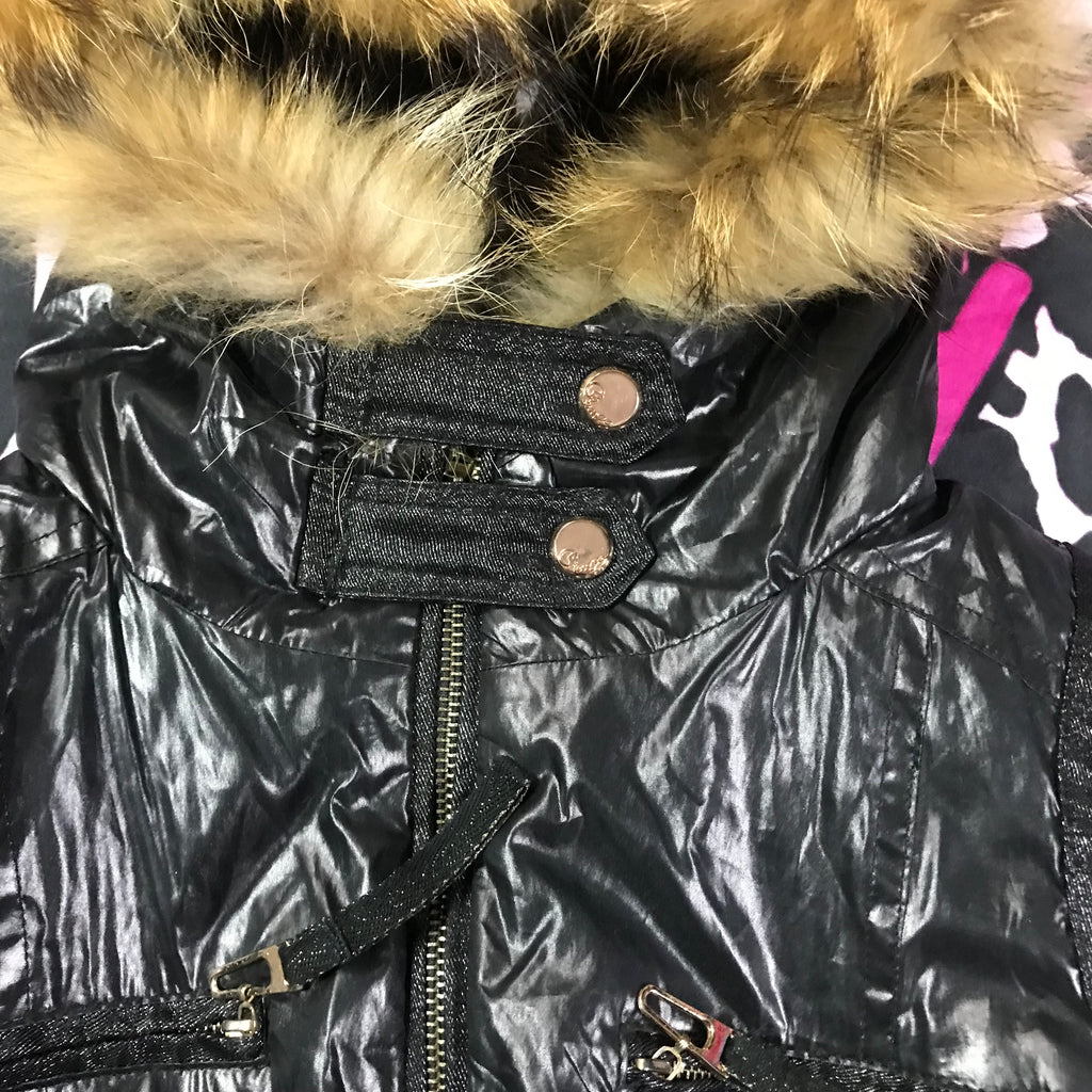 Lace Up Babydoll Puffer Jacket