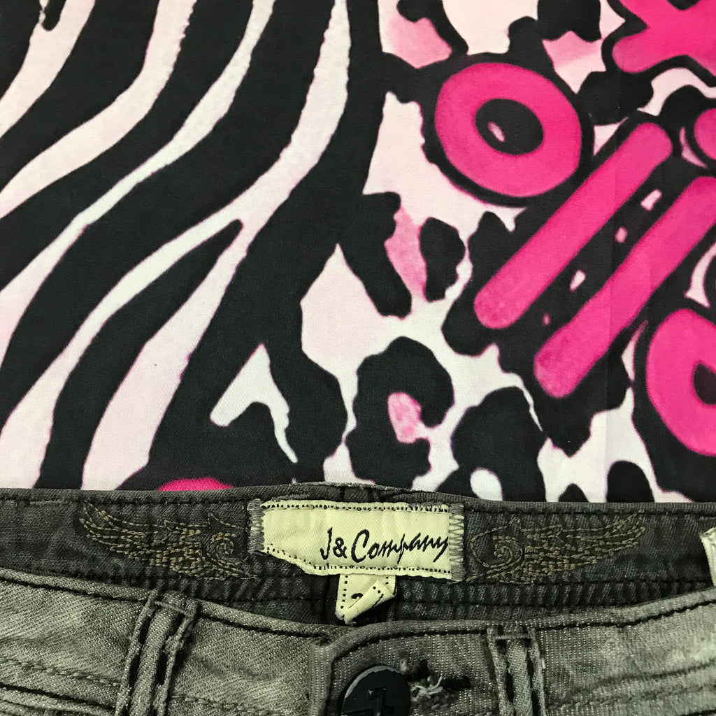 Grunge Style Mini Skirt