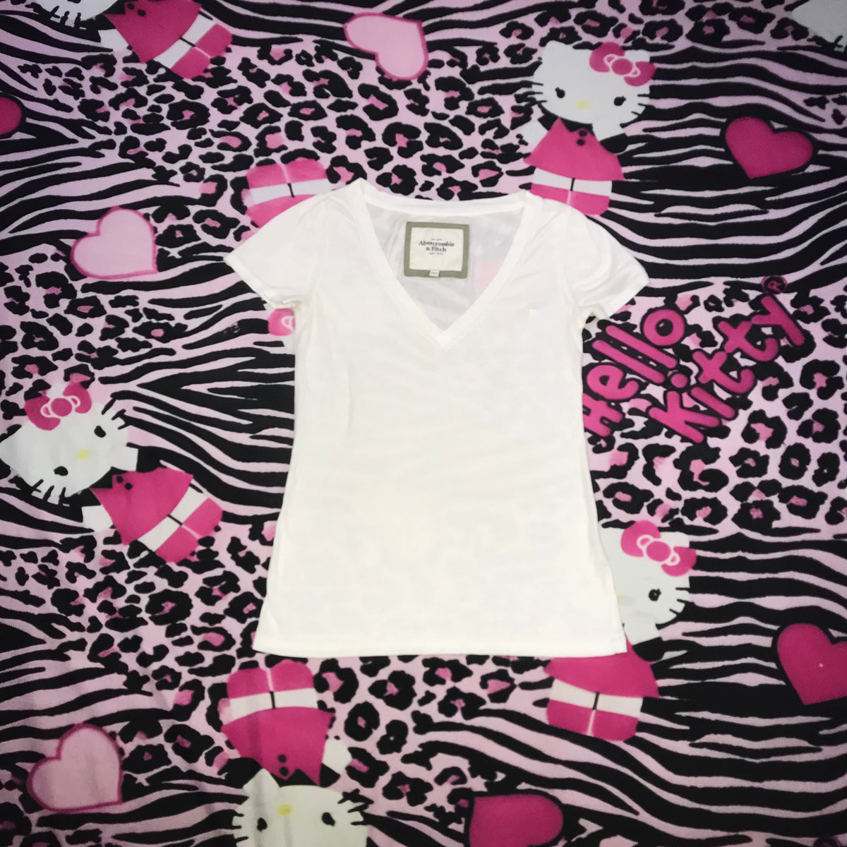 Abercrombie 2000s Jennifer Check Top