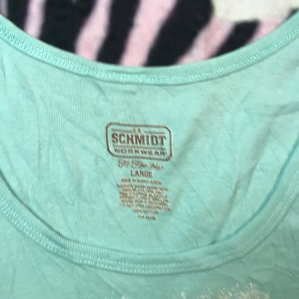 Mint green tank top