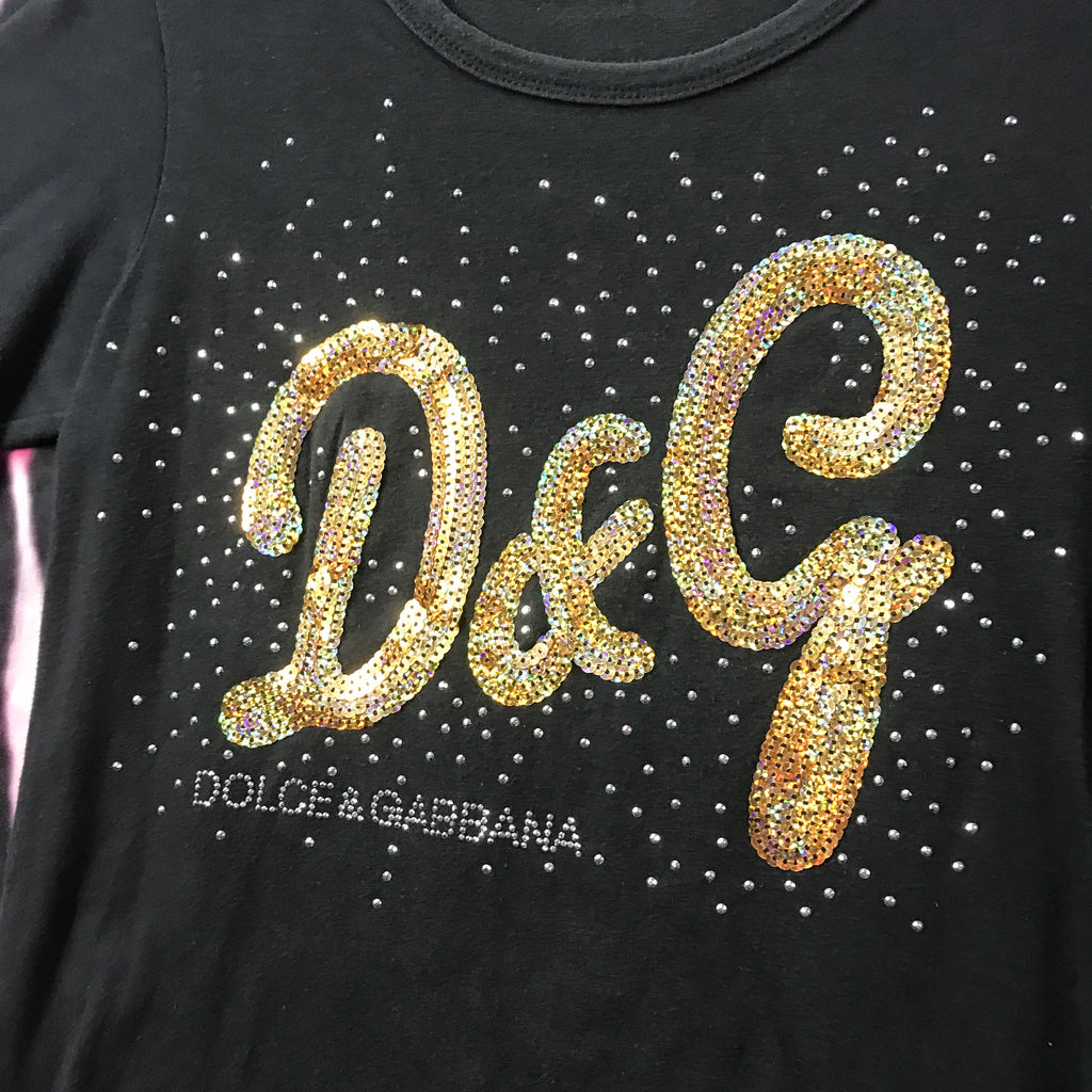 D&G sequin baby tee