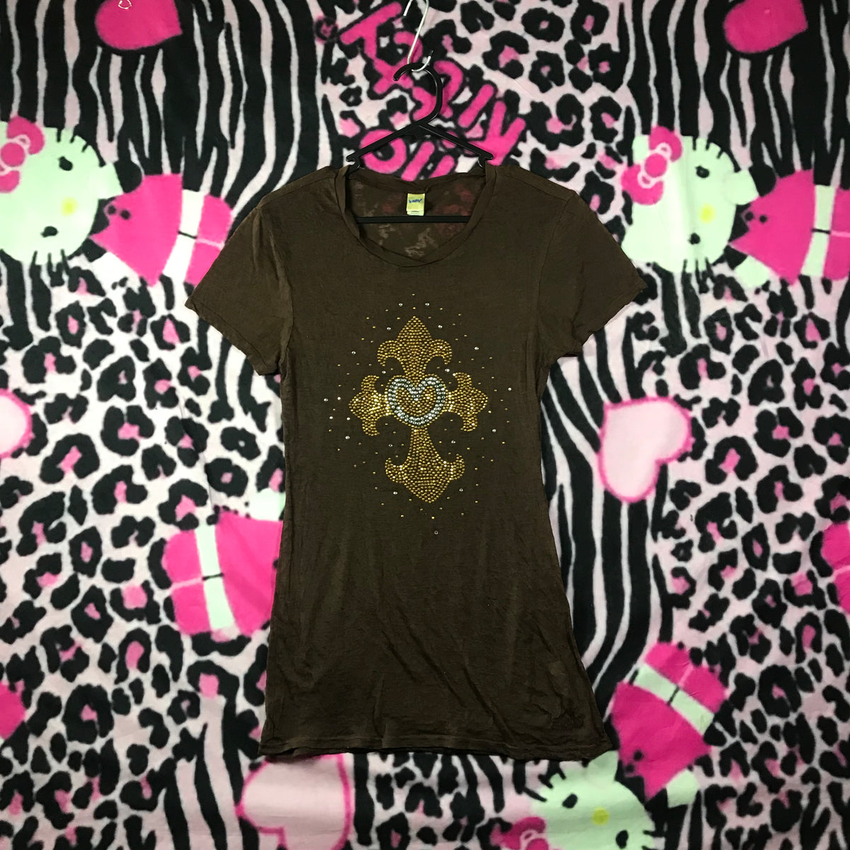 Sheer 2000s grunge top