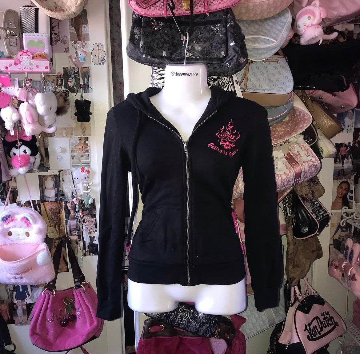 Ballistic Tattoo Fleece Lined Jacket Deadstock