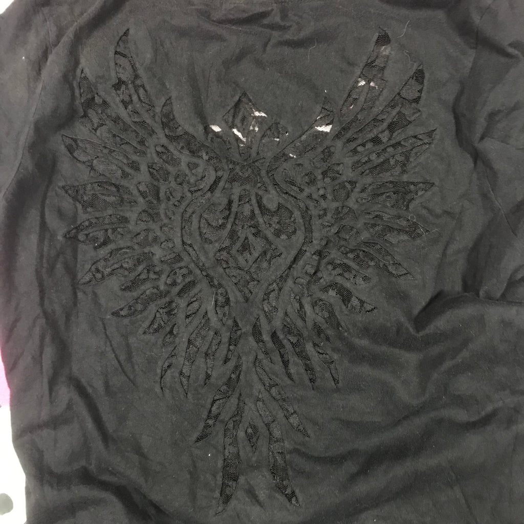 Harley Davison Angel Cut Out Lace Top