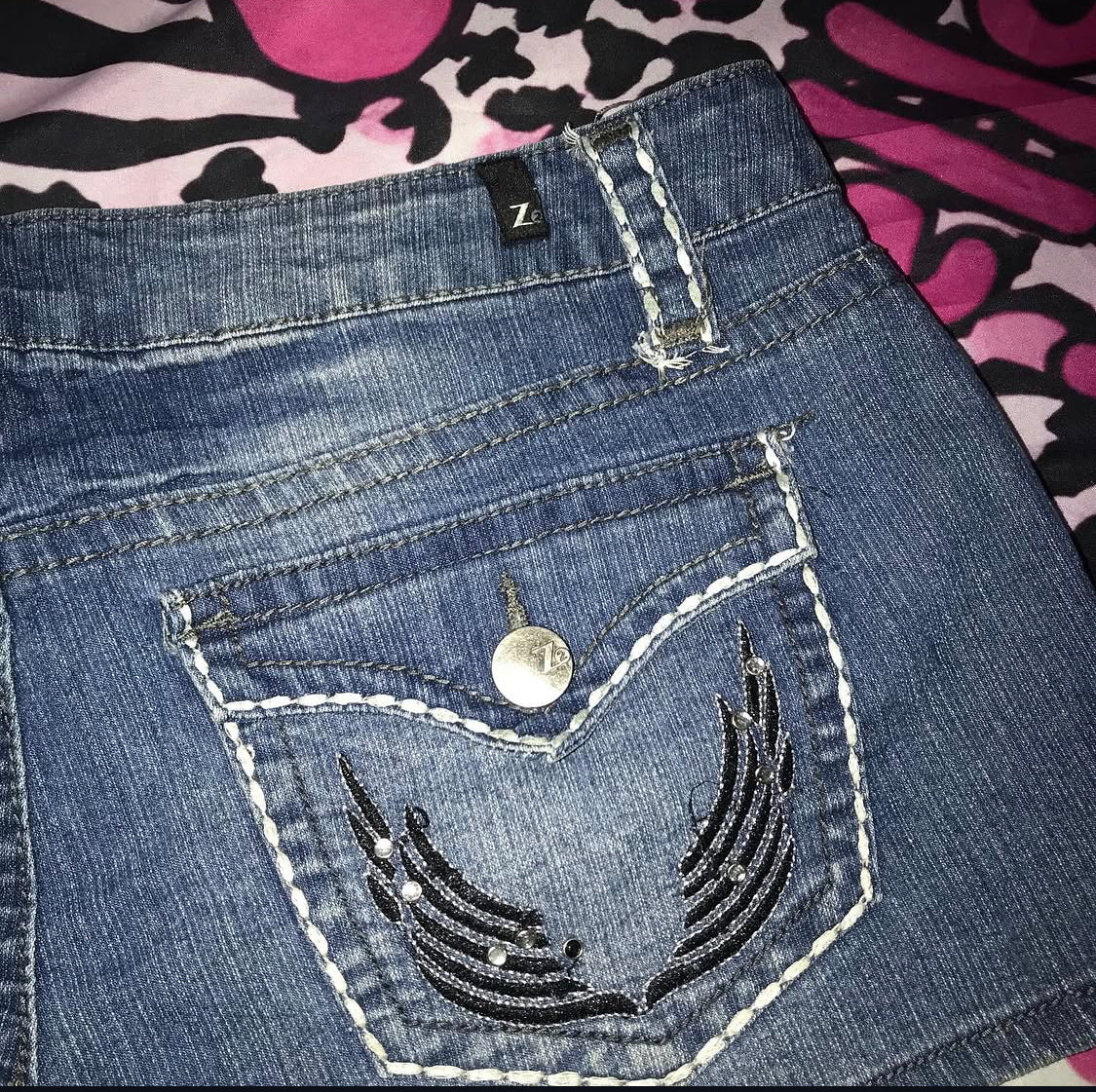 Angel Wing 2000s Shorts
