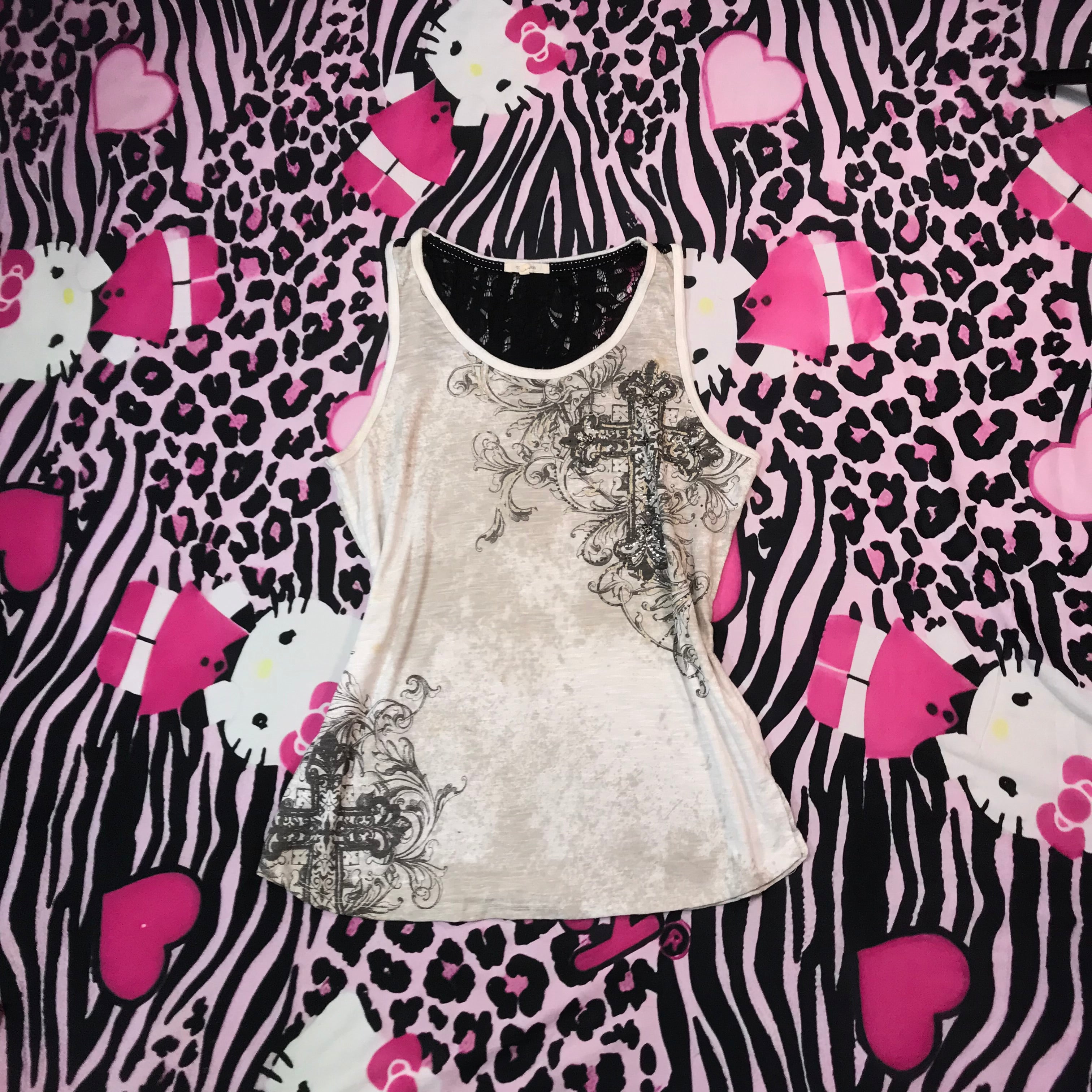 Grunge 2000s tank top