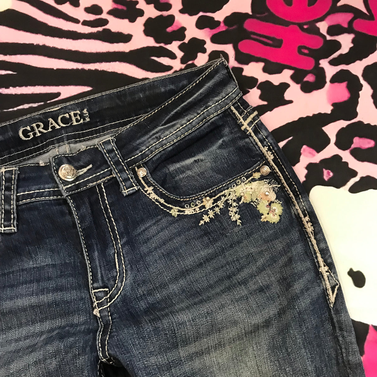 Grace LA lowrise flared jeans