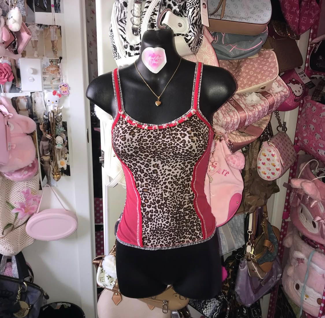 Babyphat Leopard Camisole