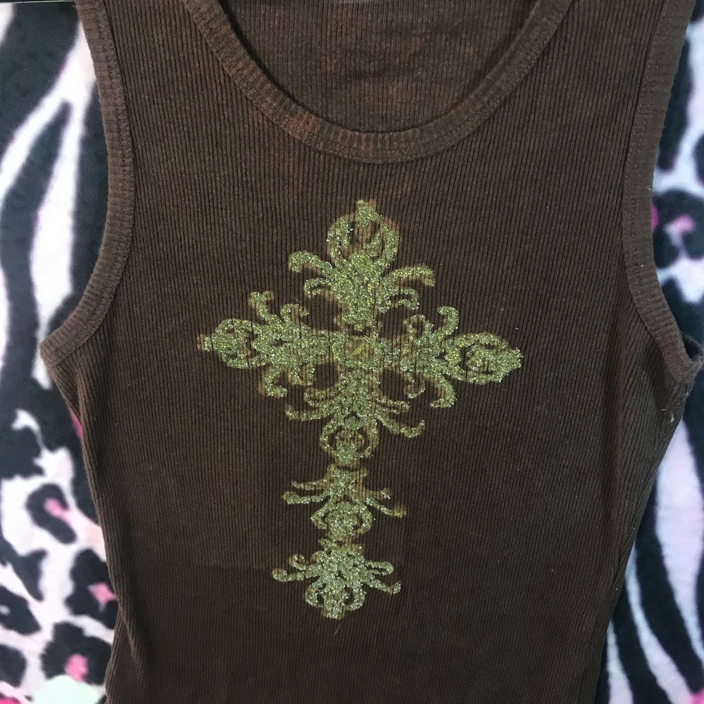 Adorable Festival Cross tank top