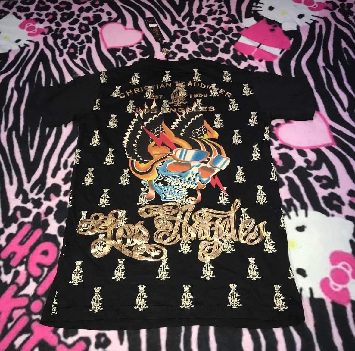 Christian Audigier Mother Mary Top