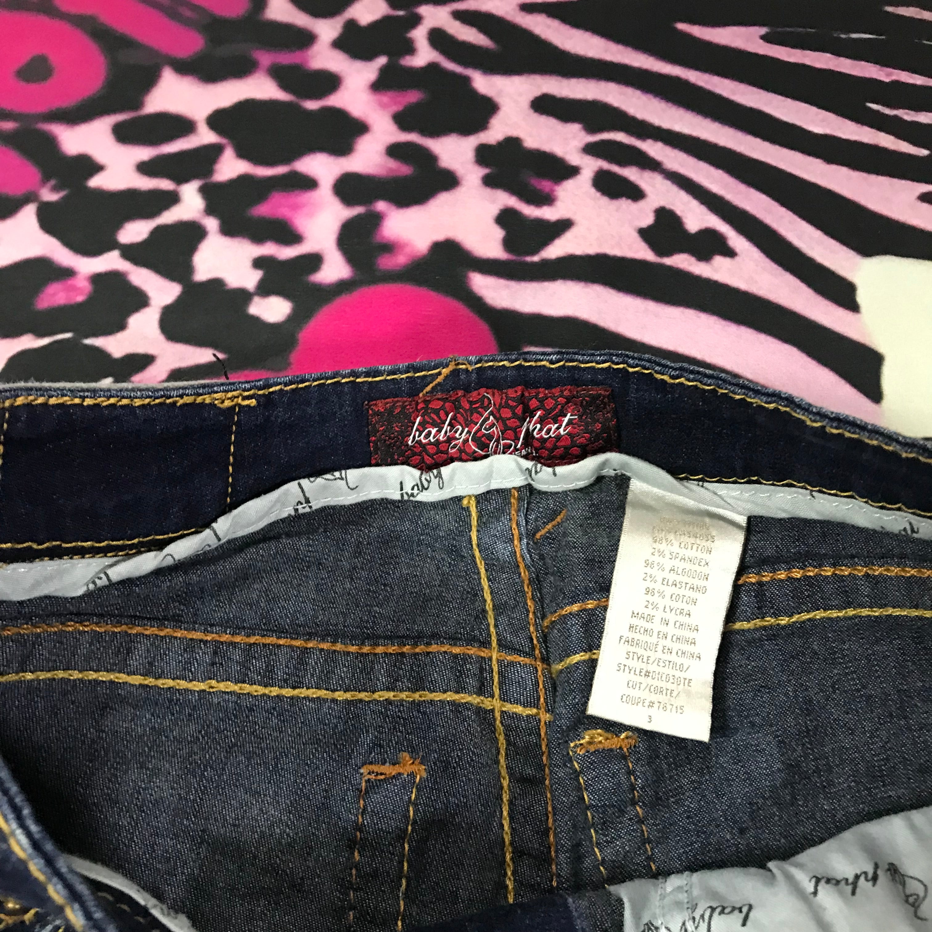 BabyPhat Lowrise straight fit Jeans