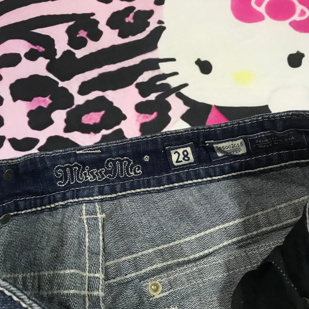 MissMe Capris Lowrise