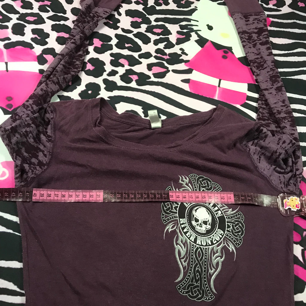 Long sleeve grunge top