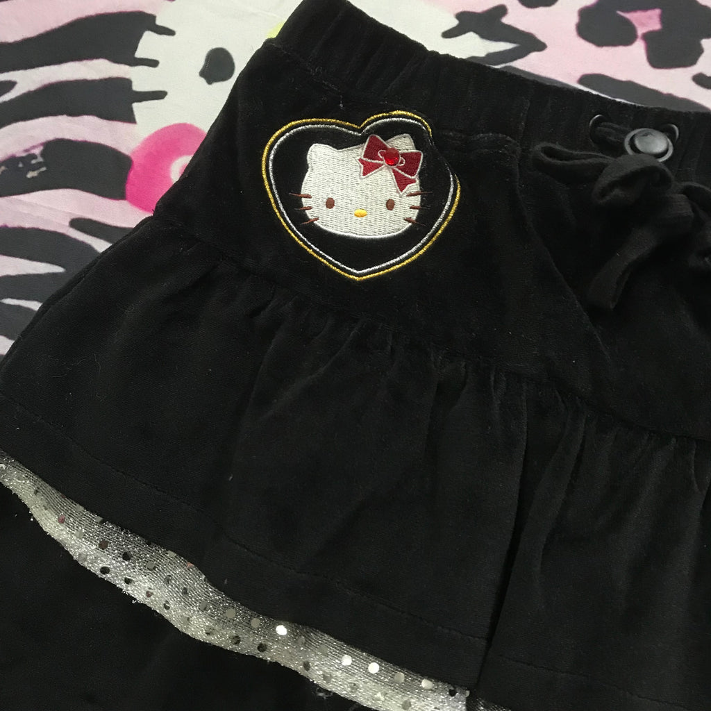 Hello Kitty Velour Mini Skirt