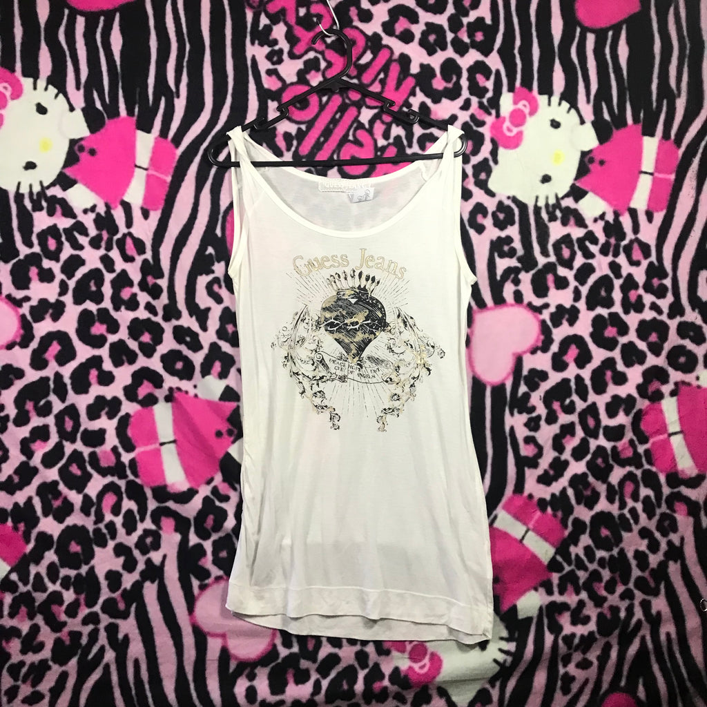 Guess 2000s grunge tank top