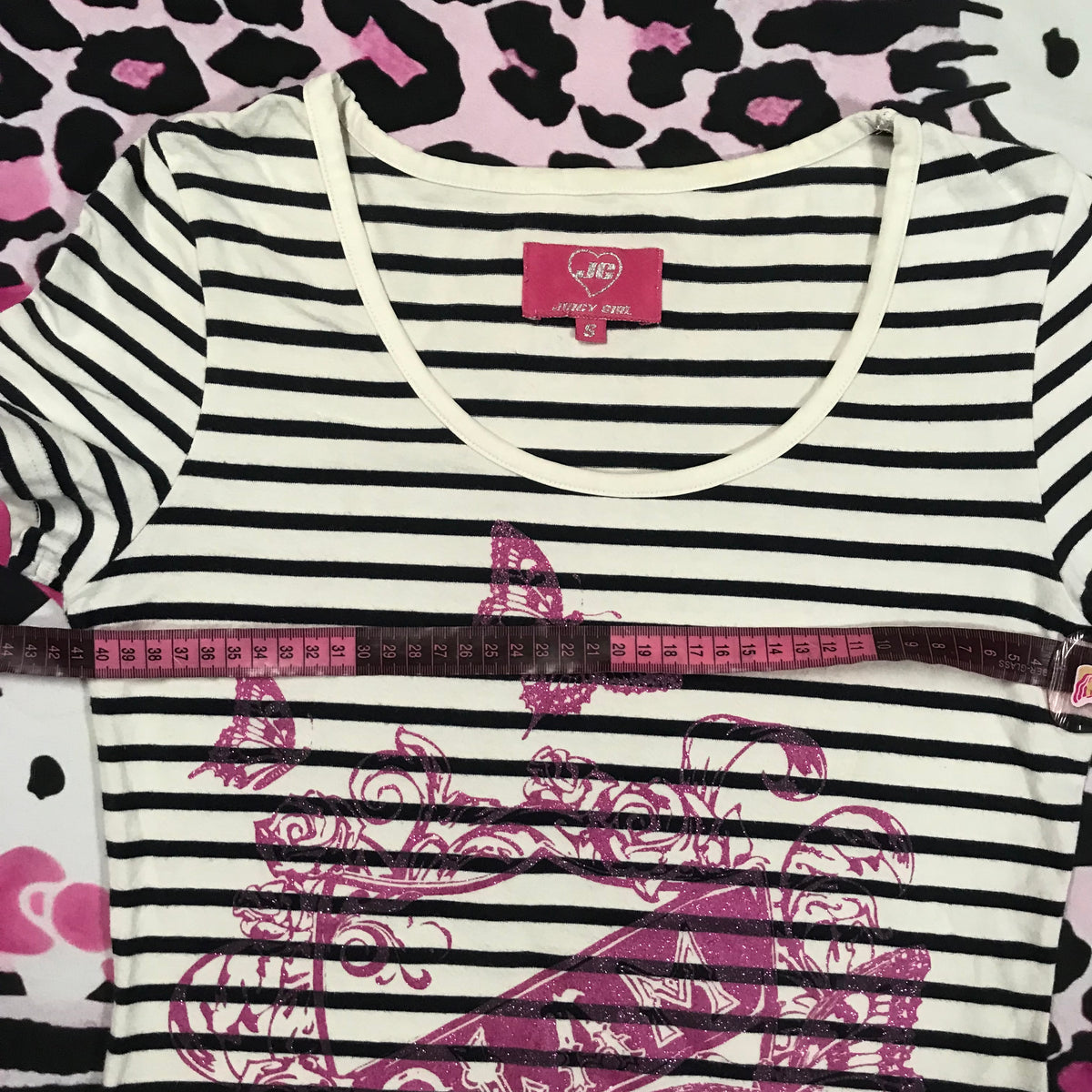 Stripe 2000s Juicy Girl Top